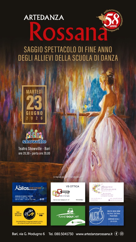 Locandina Saggio Rossana 2026